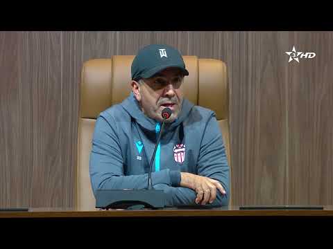 الندوة الصحفية بعد مباراة الكوكب المراكشي و حسنية أكادير