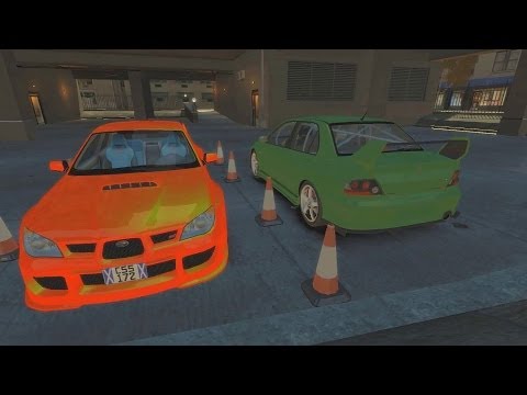 GTA 4 - AMAZING Drifting Gymkhana 5 (Evo V's Subaru)