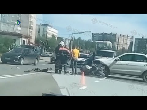 В Ухте очередная авария с участием мотоциклиста