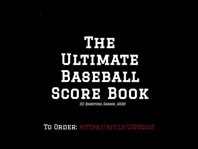 How To Score A Baseball Game: The Ultimate Guide