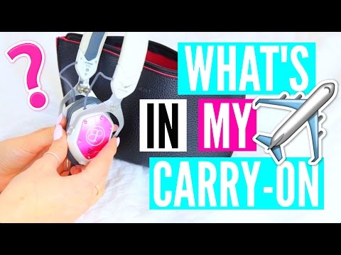 What's In My Carry On? // Travel Essentials - UCsWQWXOPongqZJM5D3B_oRQ