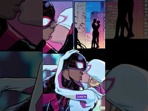 Miles Morales marries Spider-Gwen #marvel #spiderman #marvelcomics #milesmorales #spidergwen