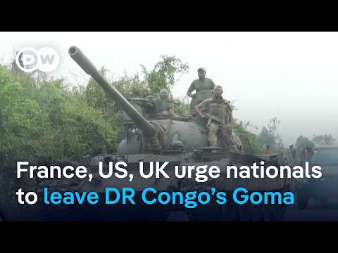 Thousands flee fighting in DR Congo as M23 rebels advance | DW News