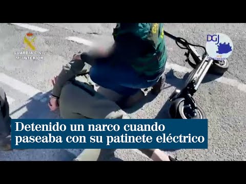 Detenido un narco cuando paseaba con su patinete eléctrico en Granada