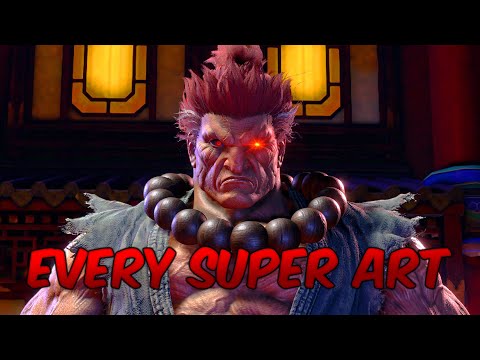 Akuma SF6 – Every Super Art