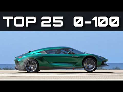 TOP 25 FASTEST 0-100 CARS | Forza Horizon 6 | Unreal Accelerations!