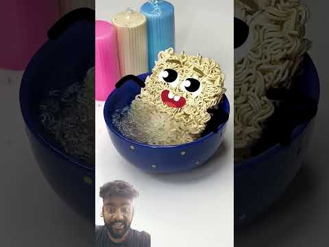 Maggi cartoon video #animation #mukbang #funny #noodles #doodle #cartoon #food 2025 #lifedoodles