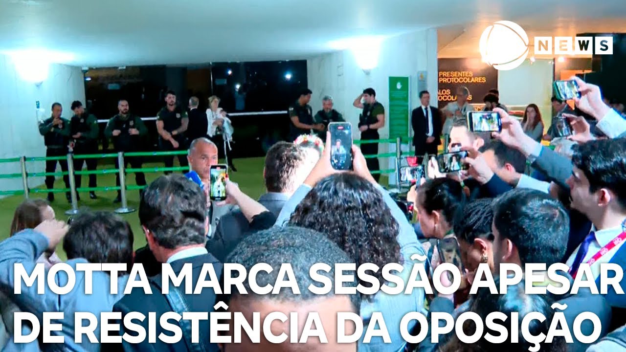 Hugo Motta marca sessão apesar de resistência da oposição