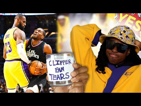 LAKERS FAN REACTS TO BEATING CLIPPERS FOR THE FIRST TIME IN YEARS! (EXPOSED)