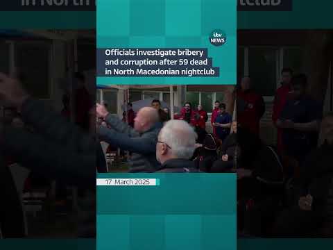 Officials investigate corruption after 59 dead in North Macedonian nightclub fire | ITV News