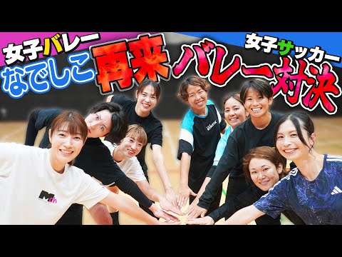 なでしこの逆襲！女子サッカーの秘策は意味があったのか！？バレーボールで真剣対決