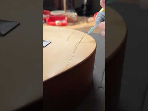 Cracked Top Repair on a Classical Guitar #repair #asmr #guitar #restoration #guitarist