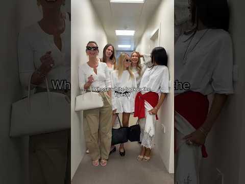 The SheerLuxe Team All Wore White… Who Wins? 👀