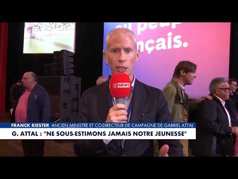 Franck Riester : «Gabriel Attal a fait de la jeunesse et de l’éducation une priorité»