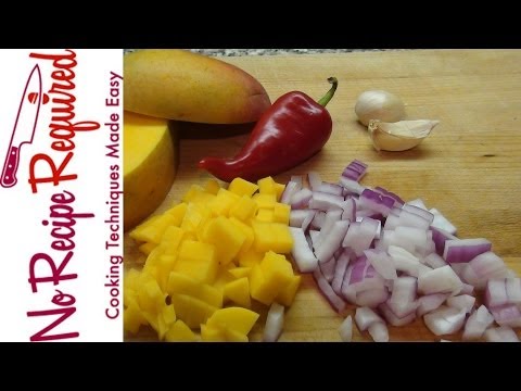 Mango Sauce Recipe - NoRecipeRequired.com - UC2Kqui8VRpm1uMKl7QQGX2w