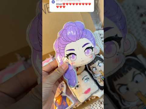 Packing paper kpop demon hunters squishy order|comment what to do next# #craft#kpopdemonhunters#kpop