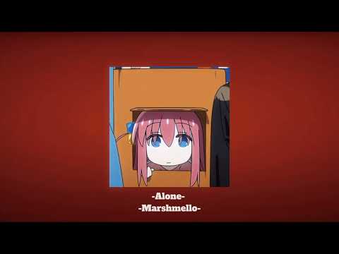 Alone - Marshmello (speed up & reverb)