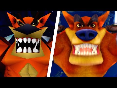 Crash Bandicoot N. Sane Trilogy - All Bosses Comparison (PS4 vs Original) - UC-2wnBgTMRwgwkAkHq4V2rg