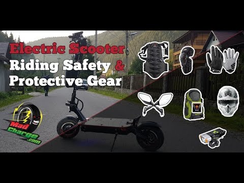 Electric Scooter Protective Gear and  Riding Safety