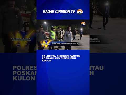 Polresta Cirebon Pantau Poskamling Cipeujeuh Kulon