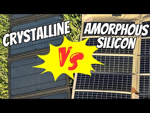 Amorphous Vs Crystalline Solar Panels.  Which Should You Buy?