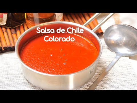 Salsa de chile colorado - Red Chile Salsa - UCvg_5WAbGznrT5qMZjaXFGA