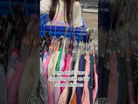 So grateful to be able to provide for my girls 🩷 we love thirft store shopping!