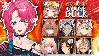 【GOOSE GOOSE DUCK】QUIT DUCKIN' AROUND!! ( 。 •`ᴖ´• 。)【Obari Luca | glob