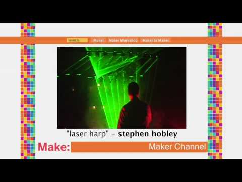 Laser Harp on MAKE: television - UChtY6O8Ahw2cz05PS2GhUbg