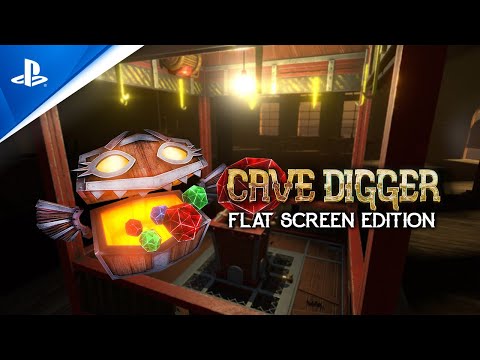 Cave Digger Flat Screen Edition - Launch Trailer | PS4