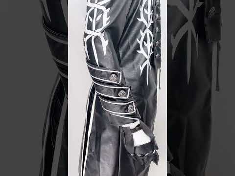 Devil May Cry 5 Vergil Cosplay Costumes Black Trench Coat Top Level #cosplay #costume #vergil #dmc5