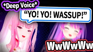 Calli's Sudden Deep Voice Caught Towa Off-Guard【Hololive】