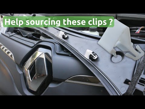 Trying to source these Renault, Dacia, Nissan, Mercedes scuttle tray clips. Does anyone make them?