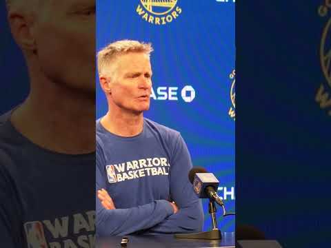 STEVE KERR: "Everyone’s just allowed to grab and hold Steph."