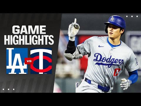 Dodgers vs. Twins Game Highlights (4/8/24) | MLB Highlights video clip