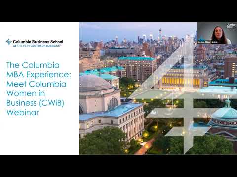 Meet Columbia Women in Business Webinar