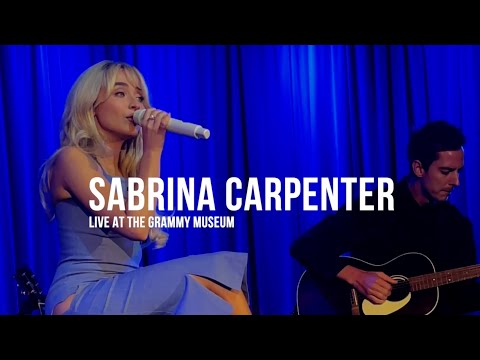 Sabrina Carpenter Live at The Grammy Musuem