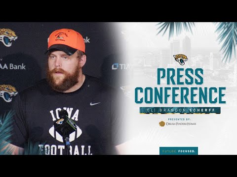 Scherff: "I just try to do everything the right way" | Intro Press Conference | Jacksonville Jaguars video clip 