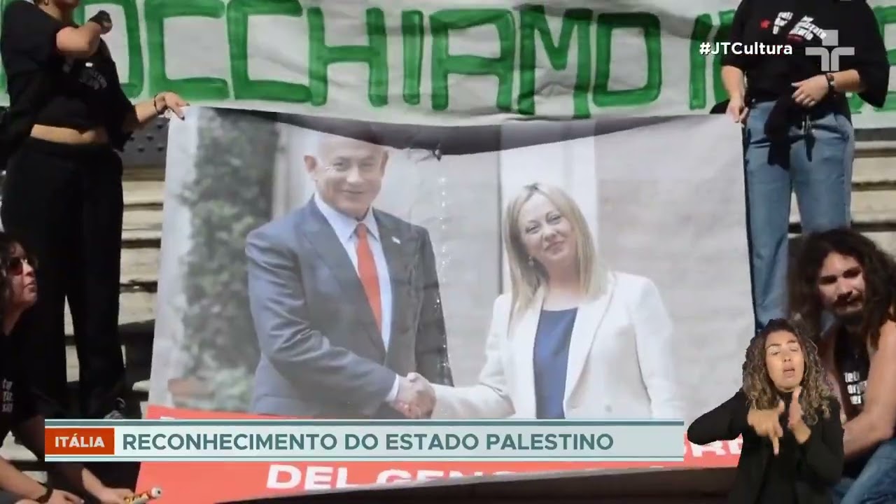 Sindicatos e movimentos sociais pressionam governo italiano a reconhecer Palestina