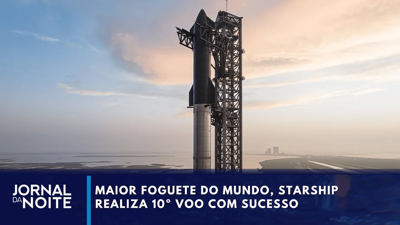 Spacex realiza o 10° voo de teste do foguete Starship