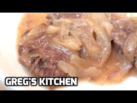 BRAISED STEAK AND ONIONS - HowTo Recipe  - Greg's Kitchen - UCGXHiIMcPZ9IQNwmJOv12dQ