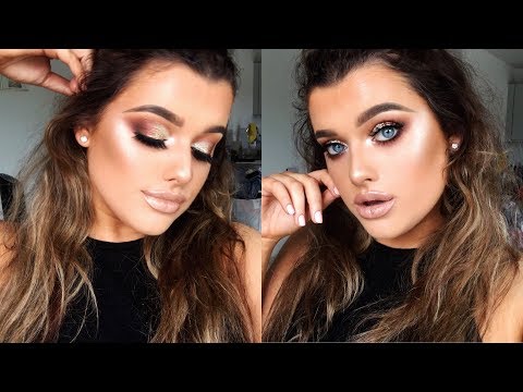 SMOKEY CHAMPAGNE GLITTER GLAM! | Rachel Leary - UC-Um2u0Agv8Q-OhjO6FZk1g