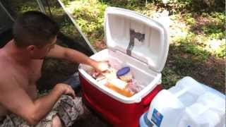 Camping With Dry Ice - Youtube