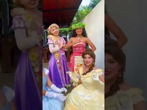 Show de Princesas Disney 🏰🧜🏻‍♀️👑🌊🌹 Cenicienta, Ariel, Bella, Rapunzel y Moana ✨