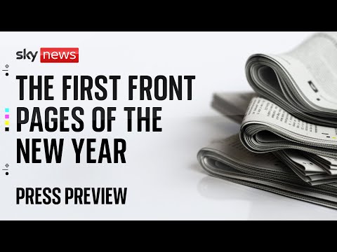 Press Preview: New Year's Day front pages