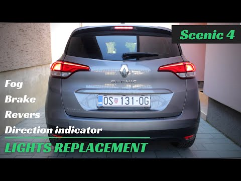 Hoe Vervang Je De Achterlichten En Lampen Van De Renault Scenic Renault Scenic Scenic Iv Mk