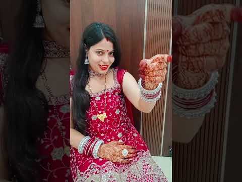 हाथो मे मेहंदी हो ##मांग मेरी सिंदूरी हो ##वायरल short 🔥😎