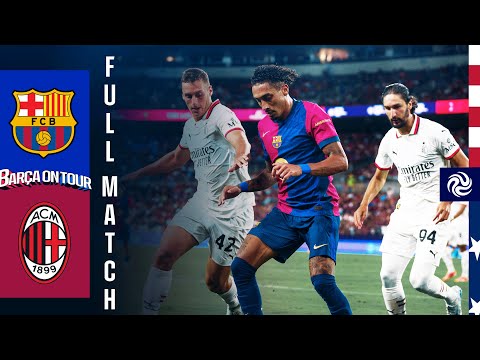 FULL MATCH | FC BARCELONA vs AC MILAN | USA TOUR 2024 💙❤️