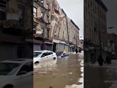 The Wall of Water Broke Through the Building! 😳 | AI Cinematic Scene #31 #shorts