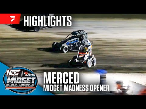 𝑯𝑰𝑮𝑯𝑳𝑰𝑮𝑯𝑻𝑺: USAC NOS Energy Drink National Midgets | Merced Speedway Race #1 | November 24, 2024 - dirt track racing video image